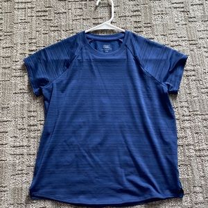 athleta girl navy tee